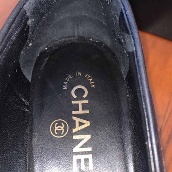 Chanel Interlocking & Quilted PatternCC Logo Loafers Women's Size: 8.5 | IT 38.5 - Picture 8 of 14